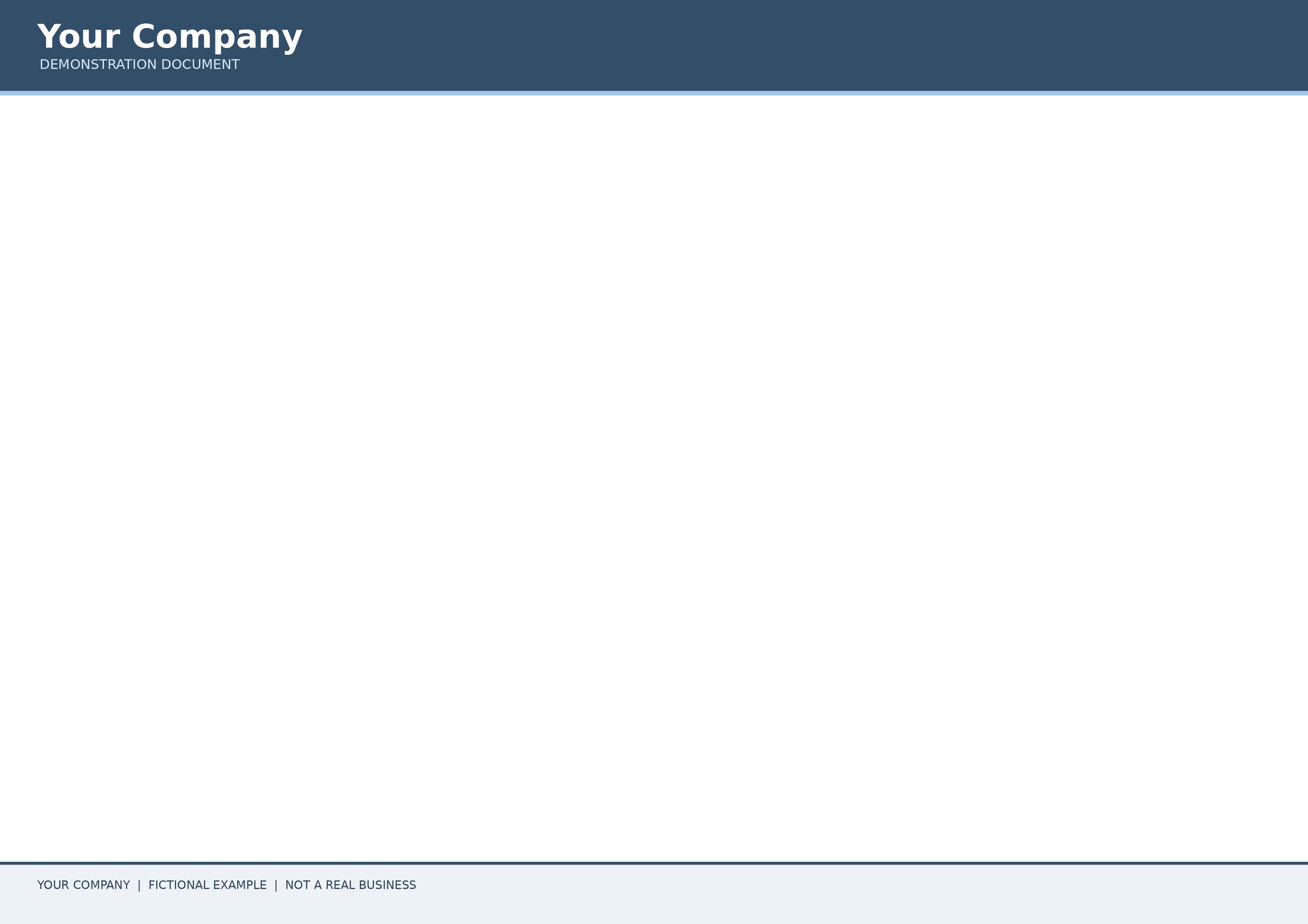 Landscape PDF Template preview